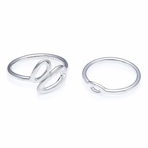 NEW Ippolita Cherish Set of 5 Rings SterlingSilver